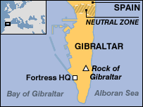 Gibraltar Map
