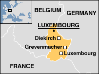 Luxembourg Map