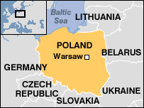 Map of Poland