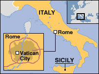 Vatican Map