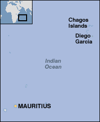 Map of British Indian Ocean Territory