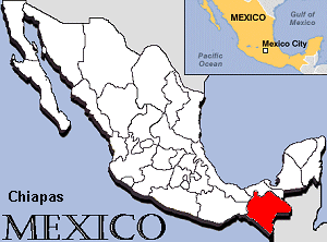 Map of Chiapas