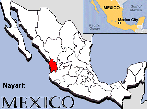 Map of Nayarit