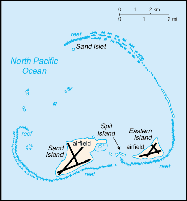 Map of Midway Island
