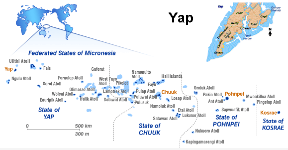 Map of Yap
