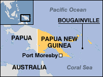 Pagua New Guinea Map