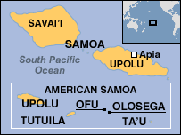 Samoa Map