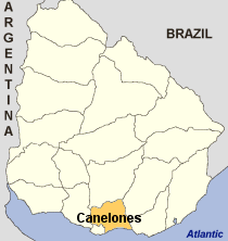 Map of Canelones
