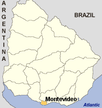 Map of Montevideo