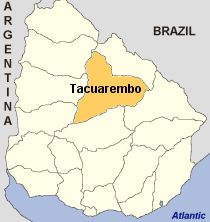 Map of Tacuarembo